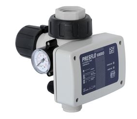 ZUWA PRESFLO VARIO Elektron.Pumpensteuerung , 230 V incl. Manometer, mit Kabel und Stecker -Art. 1695002