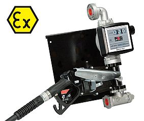 ZUWA Betankungsset EX50-BS/Z, Zählwerk K33 ATEX, 230V für Diesel/Benzin/Kerosin, a.Platte,o.Saugschlauch -Art. P37700