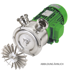 ZUWA EP NIRO 400/25, 2800 min-1, 400 V, BY-PASS Seitenkanalpumpe aus Edelstahl , GLRD Viton -Art. 180014GLRDBY