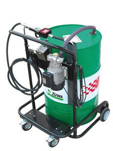 ZUWA VISCOTROLL 200/2 mit Zählwerk K400 Trolley mit Zahnradpumpe zum Umfüllen von Öl -Art. P26301