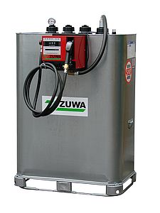 ZUWA Kleintankanlage 990 Liter / CUBE 56, 230 V für Diesel und Biodiesel (RME), mit ADR-Zulassung -Art. CT120920