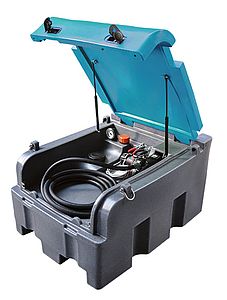 ZUWA Mobiltank FORTIS 400 l f.Harnstoff (AUS32,AdBlue) Pumpe 230V, man.Zapfpistole, m.abschließb.Deckel -Art. 120828FB400A-230