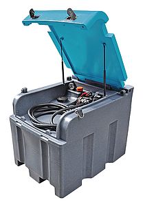 ZUWA Mobiltank FORTIS 400 l f.Harnstoff (AUS32,AdBlue) Pumpe 12V, man. Zapfpistole, m.abschließb.Deckel	-Art. 120828FB400A