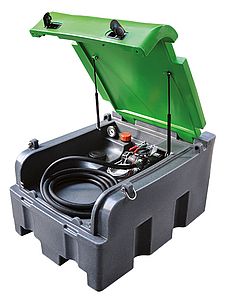 ZUWA Mobiltank FORTIS 200 l für Diesel, m.abschl.Deckel Pumpe E3000 12V, autom. Zapfpistole, ohne Zählwerk -Art. 120828FB200D