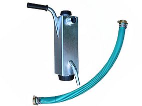 ZUWA Steinabscheider für Pumpenkarre verzinkt , incl. Verbindungsschlauch zu Pumpe -Art. 1340005