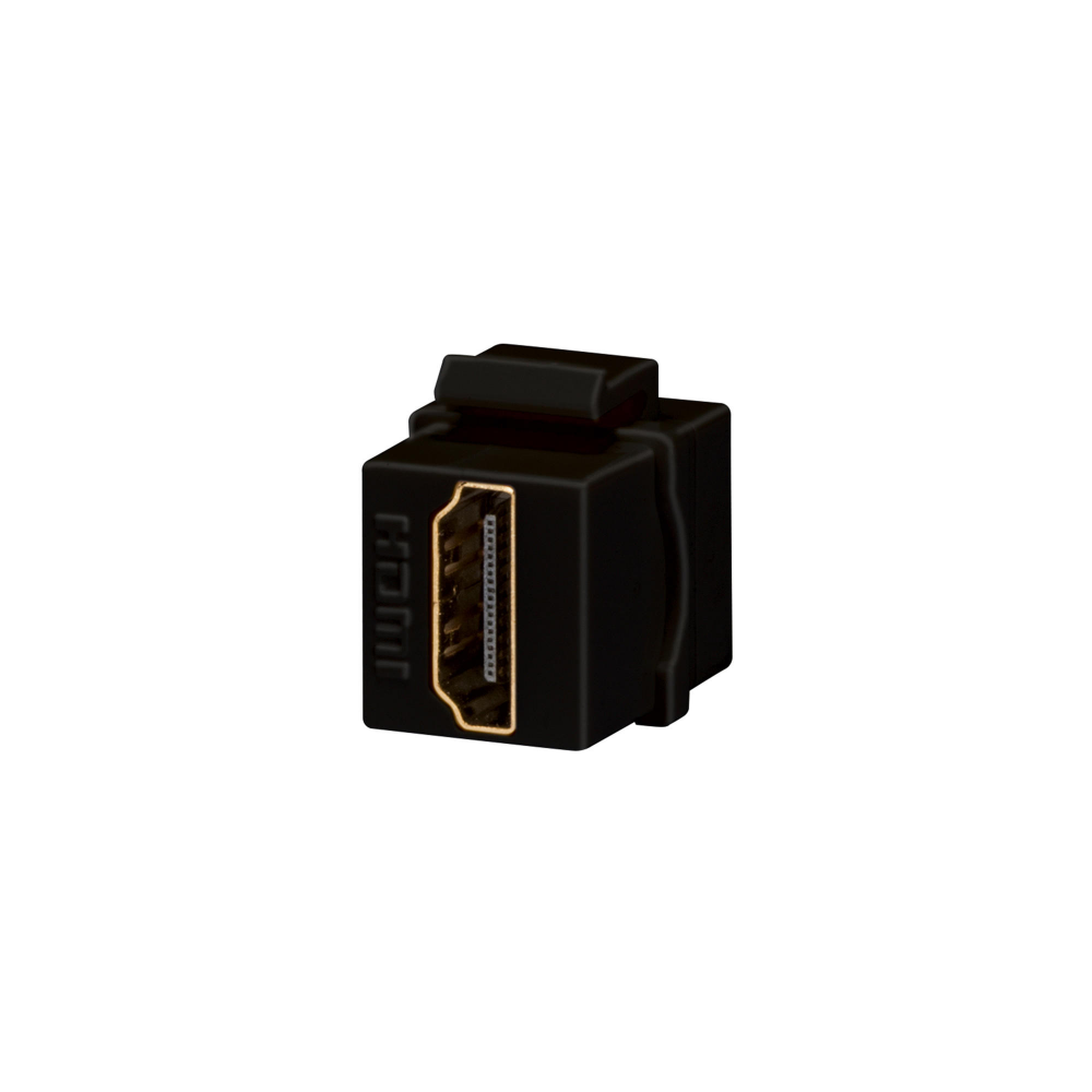 Gewiss HDMI-Kupplung Keystone, Buchse/Buchse, schwarz