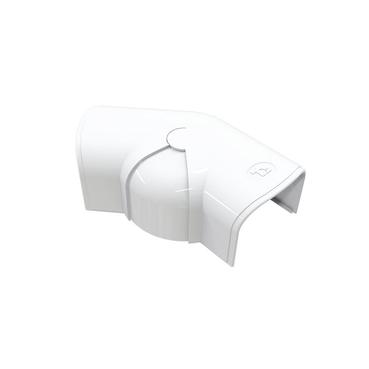 Tecnosystemi Flache, schwenkbare Kurve H. 4,8 T. 18,5, Weiß OPTIMA CPS 62-OPT 11106010