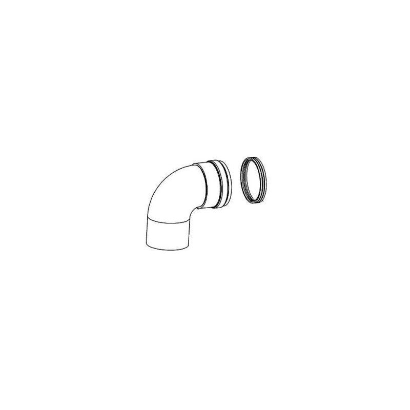 Solarics Baxi 140040176 – 90º-Kurve 80 starr