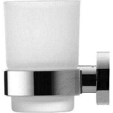 Duravit Becherhalter satiniert, Becher links, Chromoberfläche D-CODE 0099191000