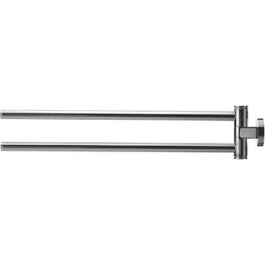 Duravit Handtuchhalter mit zwei schwenkbaren Armen, Chromoberfläche D-CODE 0099221000