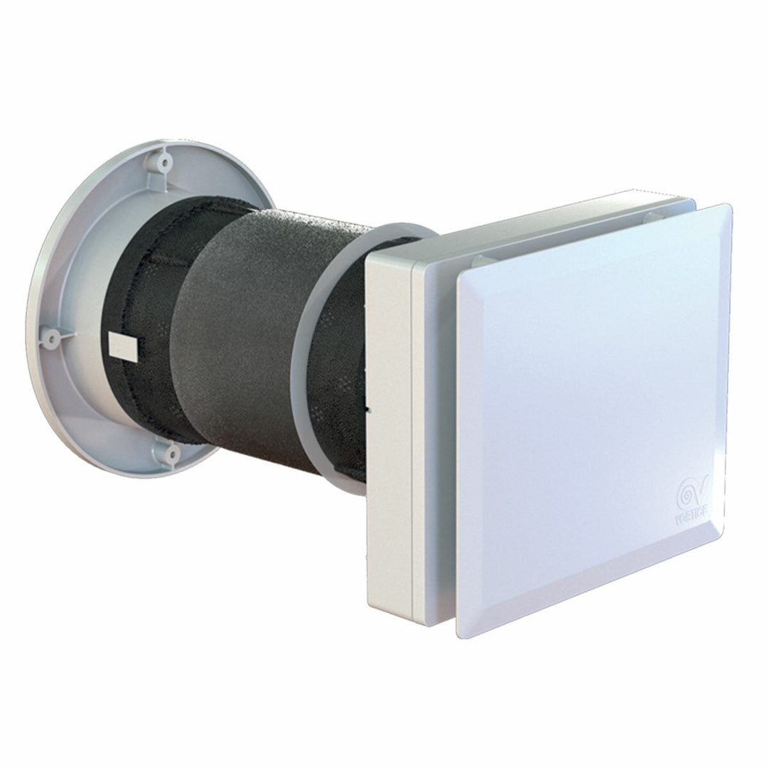 Vortice Vort HRW 40 Mono Evo HCS WiFi – Dezentrales Lüftungsgerät (mit Wärmerückgewinnung), Ø 160 mm, WLAN