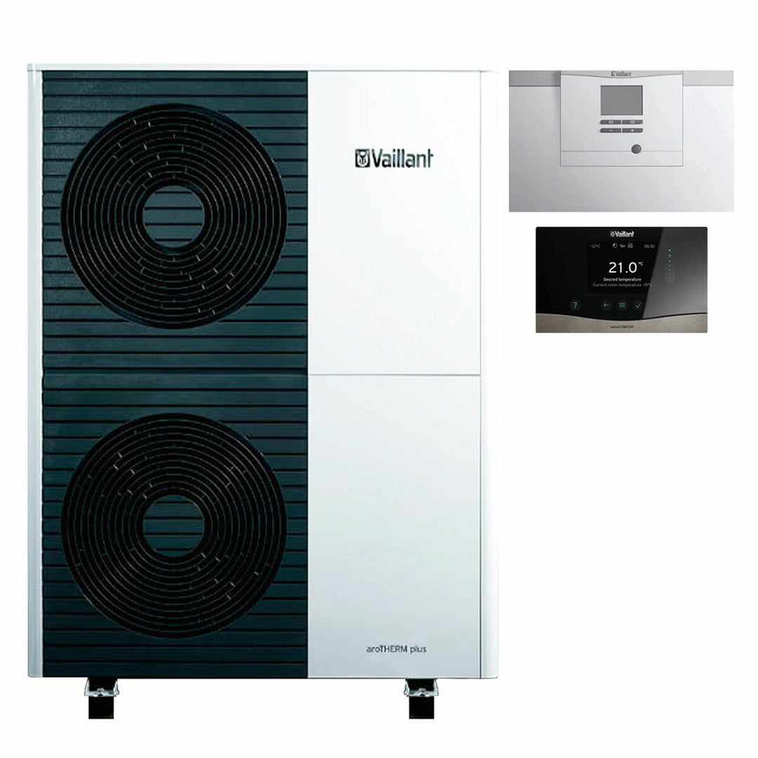 Vaillant aroTHERM plus VWL 155/6 – Luft-Wasser-Wärmepumpe (Monoblock), 15 kW, R290, A++, Drehstrom