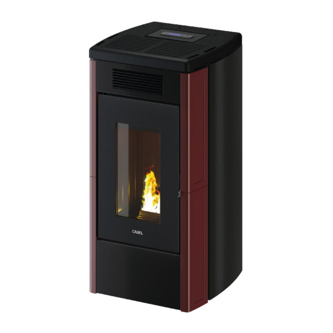 Cadel Atena Plus 12 luftgeführt, kanalisierbar – Pelletofen, 12 kW, WLAN