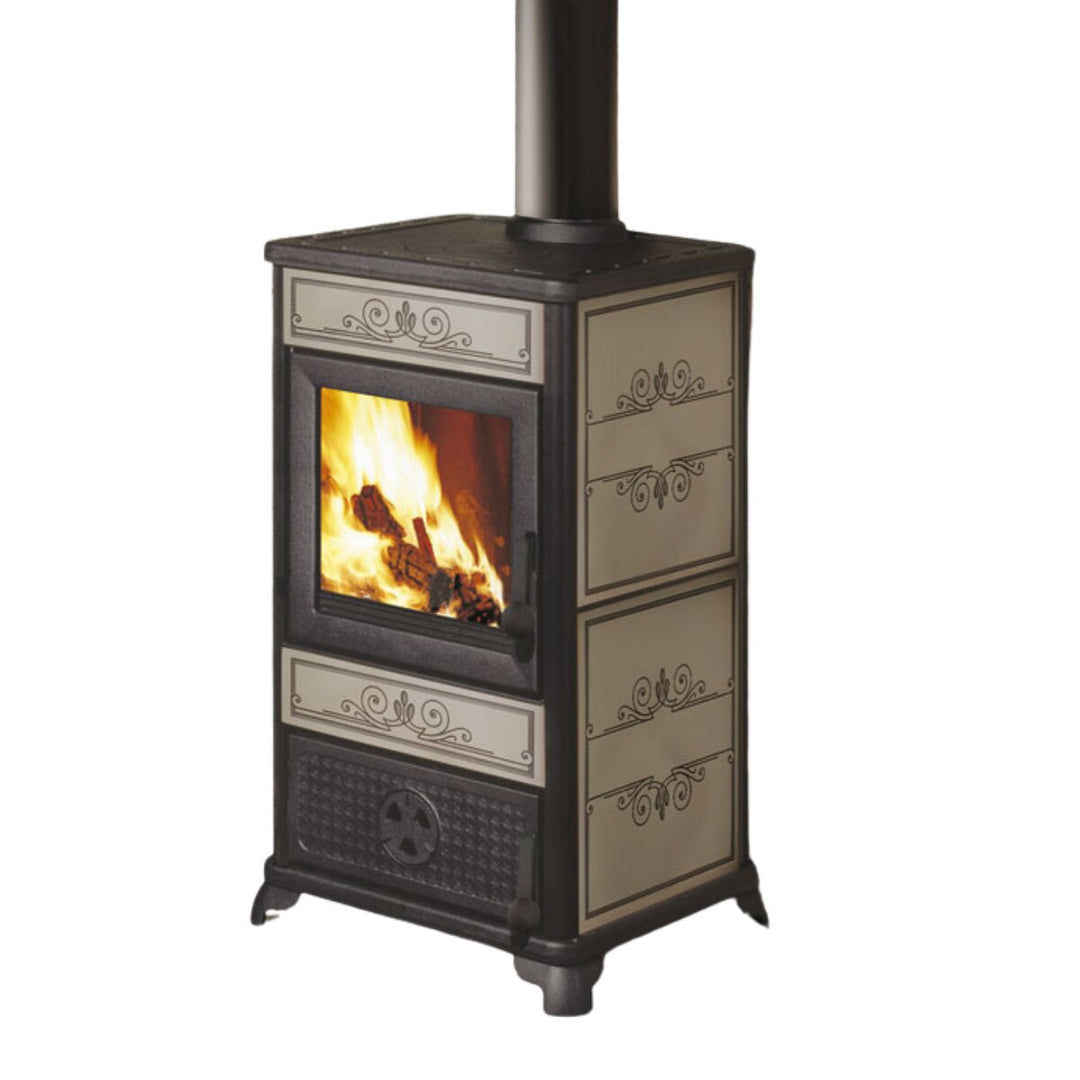EK63 Gruppo Edilkamin – Holzofen, 11 kW, Taupe