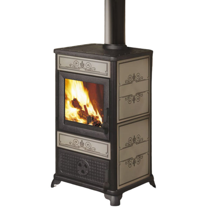 EK63 Gruppo Edilkamin – Holzofen, 11 kW, Taupe