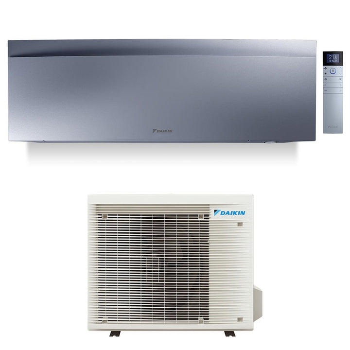 Daikin Monosplit-Klimagerät EMURA, Wandgerät, Inverter, WLAN, Silber – Außengerät 4,2 kW, Innengerät 15000 BTU SB.FTXJ42AS9/RXJA