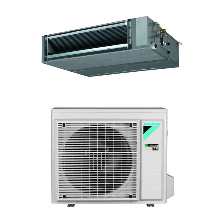 Daikin Monosplit-Klimagerät FBA-A9 Kanalgerät mittlere Pressung, Inverter – Außengerät 5 kW, Innengerät 18000 BTU RXM50A8+FBA50A9