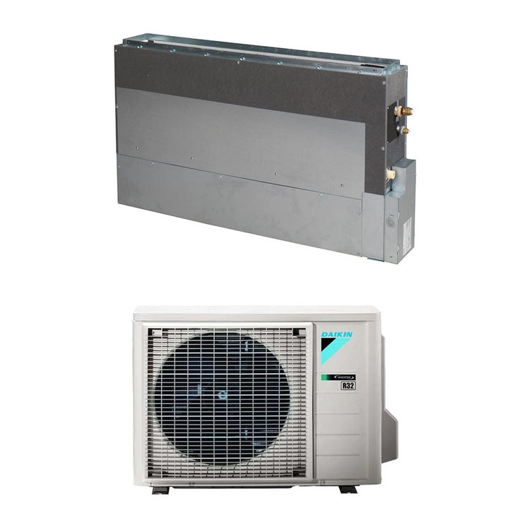 Daikin Monosplit-Klimagerät FNA-A9 Truhengerät zur Unterputzmontage, Inverter – Außengerät 2,6 kW, Innengerät 9000 BTU RXM25A9+FNA25A9