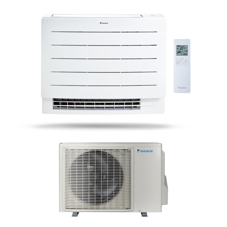 Daikin Monosplit-Klimagerät PERFERA Truhe FVXM-A, Inverter, WLAN – Außengerät 2,4 kW, Innengerät 9000 BTU SB.FVXM25B/RXM