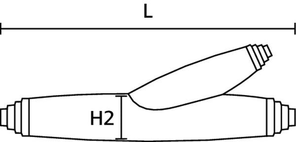 HELLERMANNTYTON Verbindungsmuffe Y-1 PUR33-GN-SF 5x10_5x6 -Art.435-12064