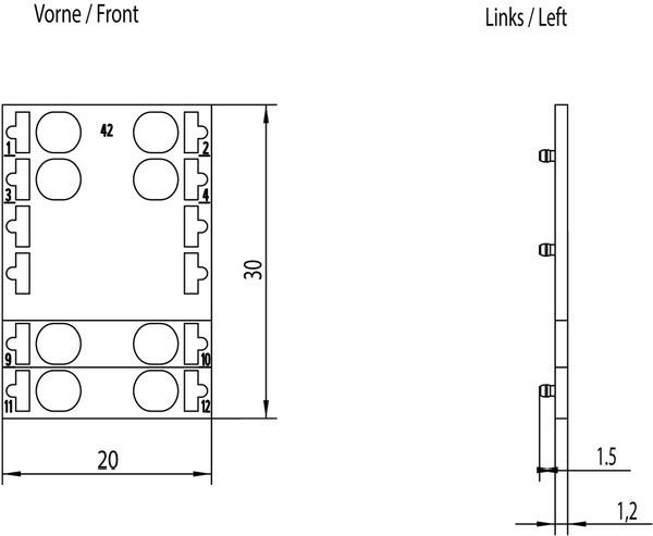SIEMENS Farbkennzeichnungsschild ET 200SP Farbcode CC05 Pack=10STK -Art. 6ES7193-6CP05-2MA0