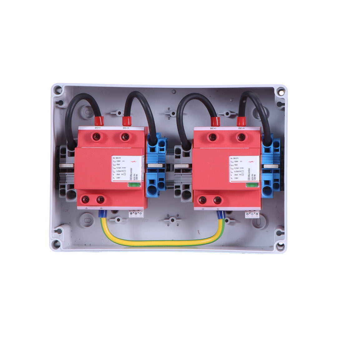 enwitec PV-Schutzbox DC 2 MPPT, 1–2 Strings, Überspannungsschutz Typ 1+2
