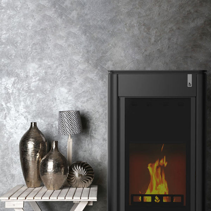Girolami Furni 22 nera – Holzofen (wasserführend), 22 kW, Schwarz
