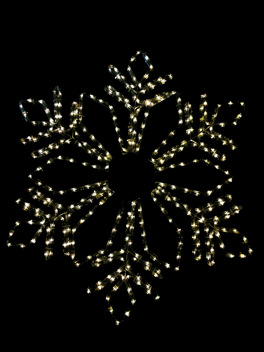 Erste LED-Dekoration Schneeflocke 60 x 60 cm, IP44