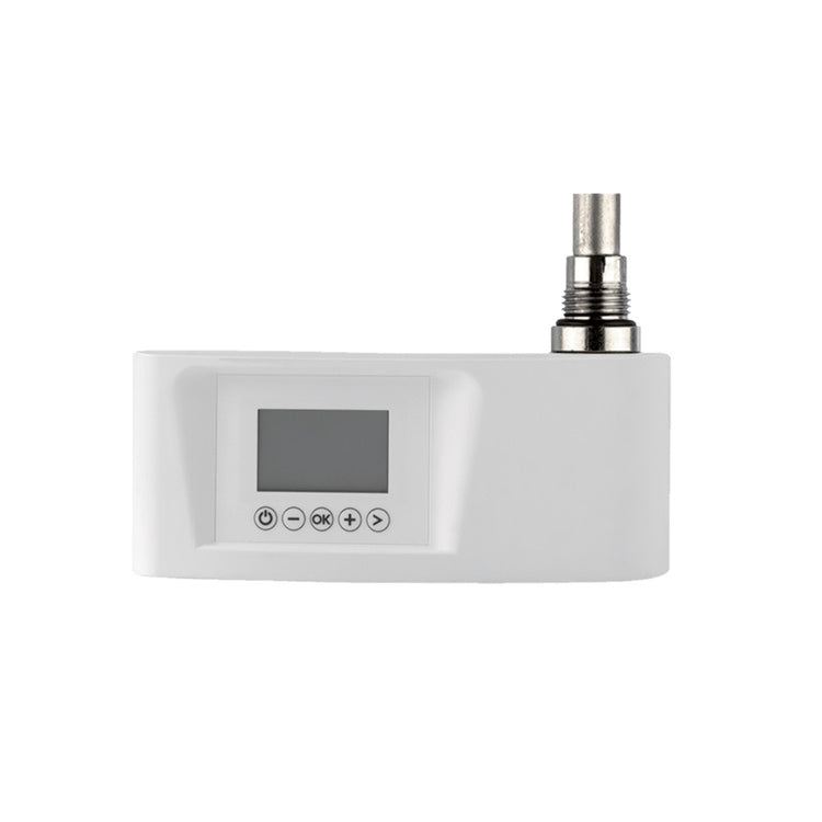 Deltacalor Elektro-Heizstab Schutzklasse II 500 W mit digitalem Zeitthermostat, Weiß ARD2T0500B