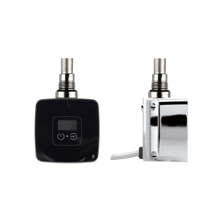 Deltacalor Heizelement der Klasse II 1000 W, mit Bluetooth-Steuerung für Smartphone, mit Kabel, Chromoberfläche ARD3T1000C