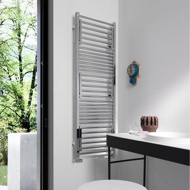 Deltacalor Badheizkörper mit Wäschetrockner-Funktion STENDY SHORT, H 137,2 × B 58 cm, Chrom SS137058C