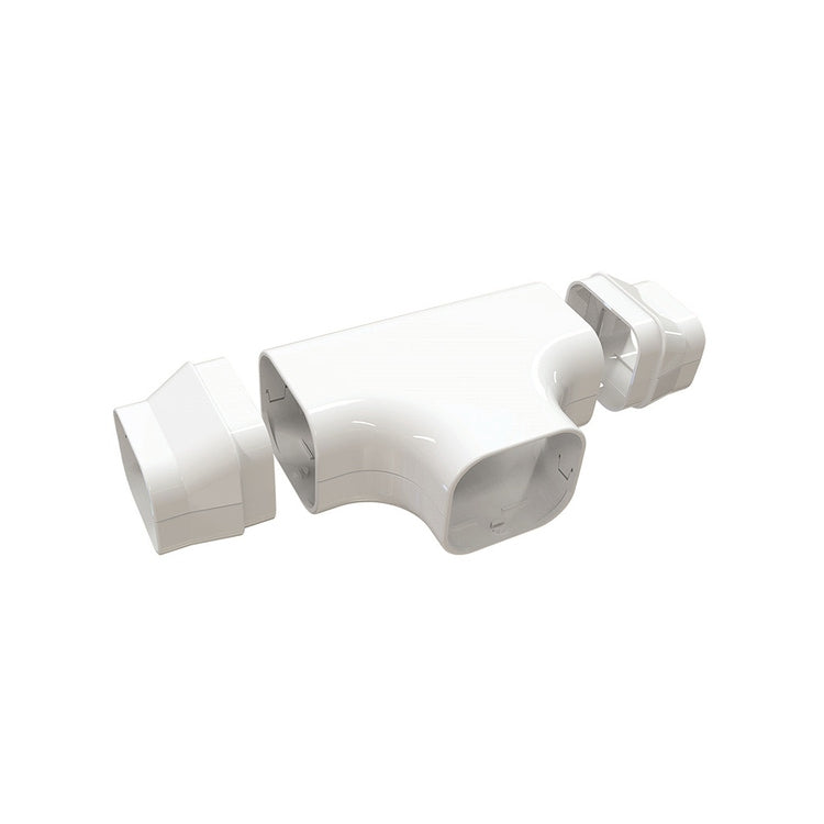 Tecnosystemi Top Line Ableitung in "T" L. 20 T. 7,8 cm, Weiß EXCELLENS DT 100-EXC 11123100