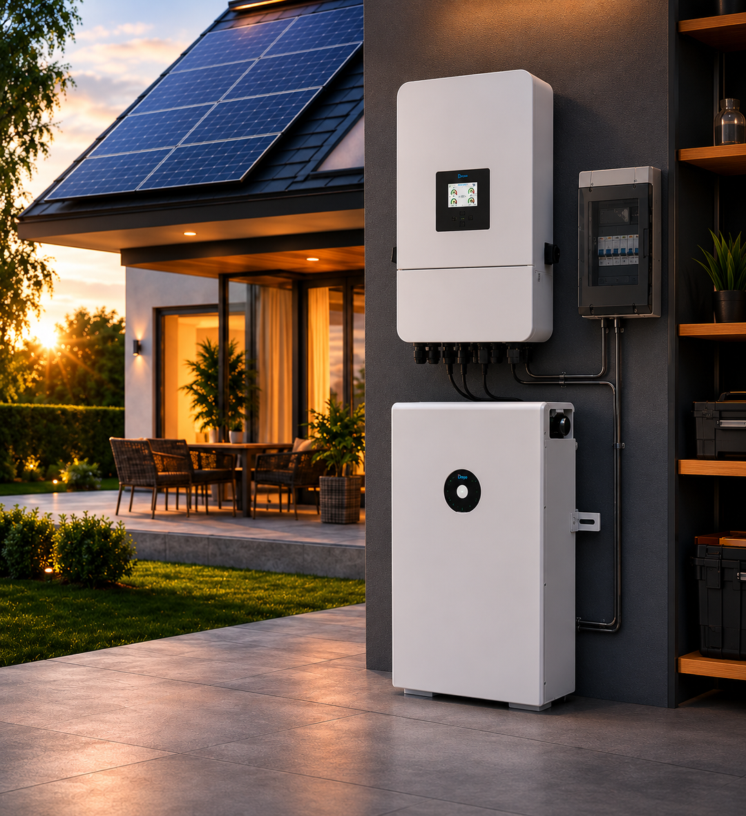 Deye Speicherset SUN-12K-SG05LP3-EU-SM2 + SE-F12 (12 kW / 11,8 kWh)