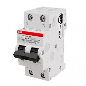 ABB DS201C16AC30 Fehlerstromschutzschalter 16 A 1P+N 30 mA AC 6 kA 2M