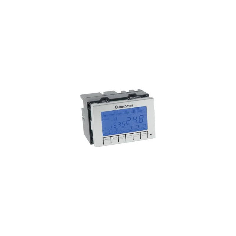 Solarics Giacomini K490IY001 – Digitaler Raumthermostat mit Wochenprogrammierung. 230 V