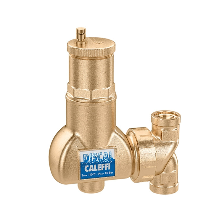 Caleffi Entlüfter, Innengewindeanschluss 3/4”, drehbar für horizontale oder vertikale Installationen DISCAL 551705