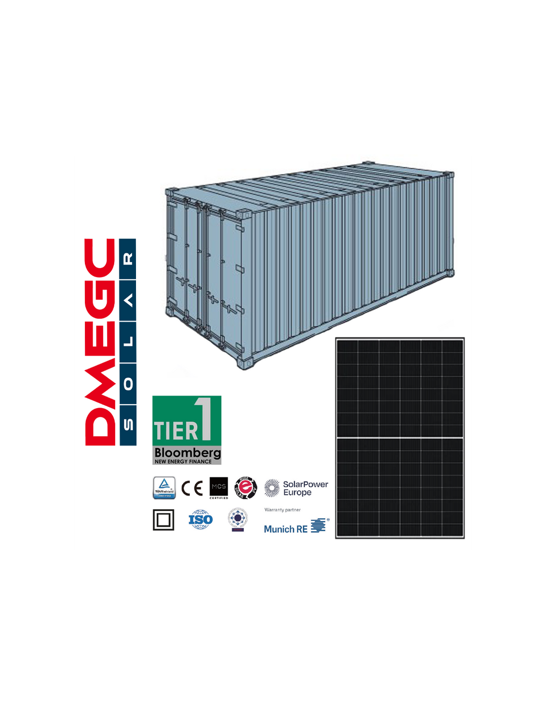 DMEGC Solar iNFINITY RT DM470G12RT-B48HBW (Container 40") DM470G12RT-B48HBW-CNT