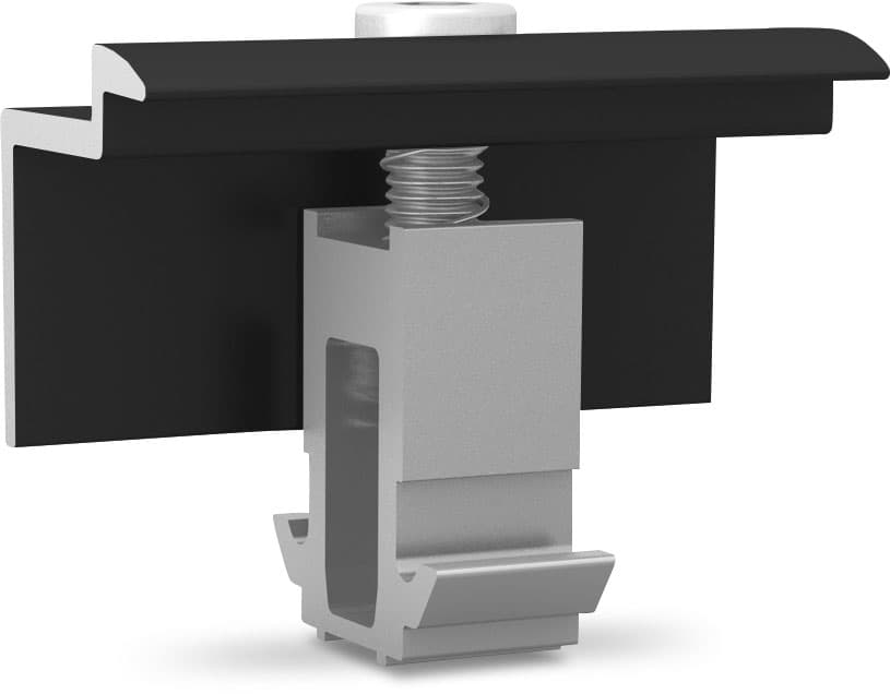 K2 Dome 6 DomeClamp End Clamp 30-50 mm, black anodized 2002610