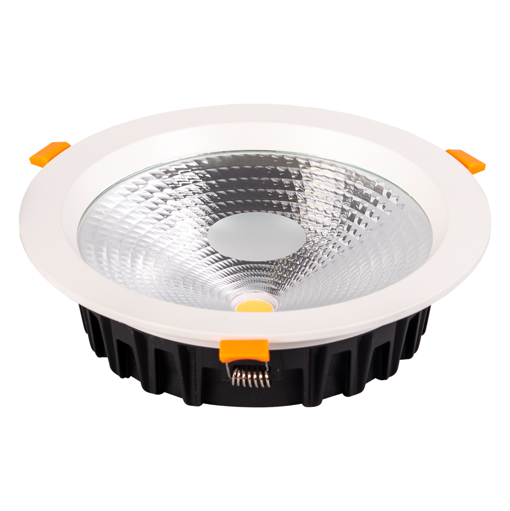 Novelite LED-COB-Downlight starr, weiß, mit Reflektor, 30 W, 3000 K, IP20