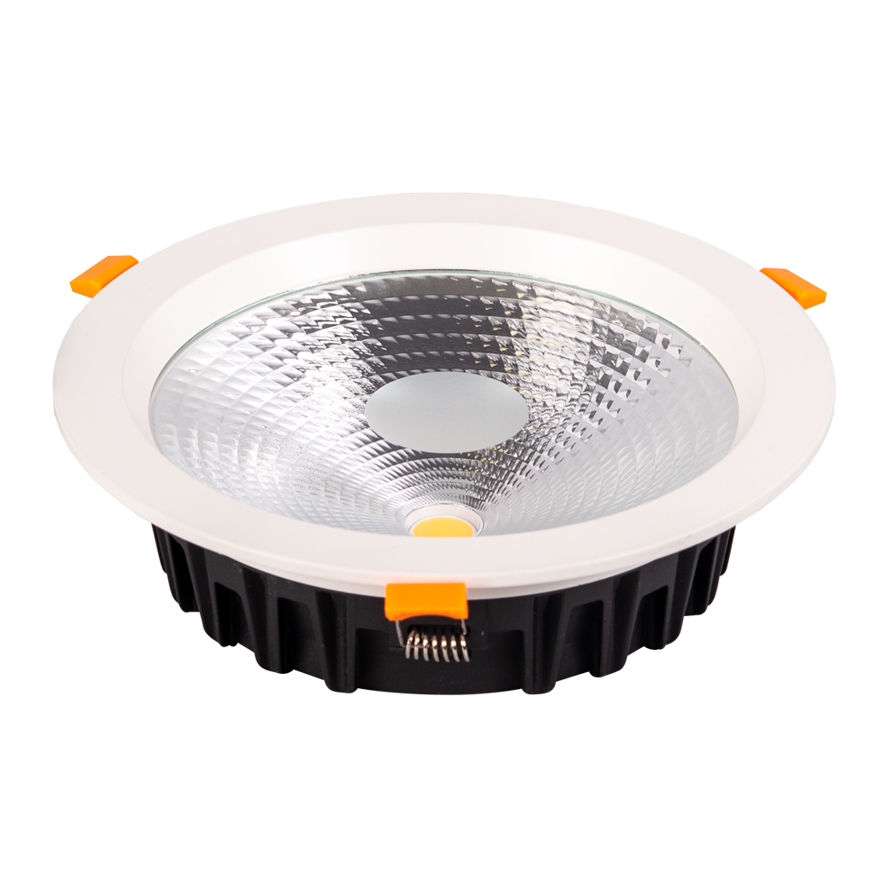 Novelite LED-COB-Downlight starr, weiß, mit Reflektor, 40 W, 4000 K, IP20