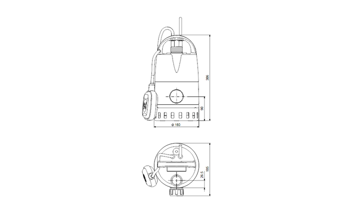 GRUNDFOS Tauchmotorpumpe Unilift CC7 - A1 HG Art. 98624464