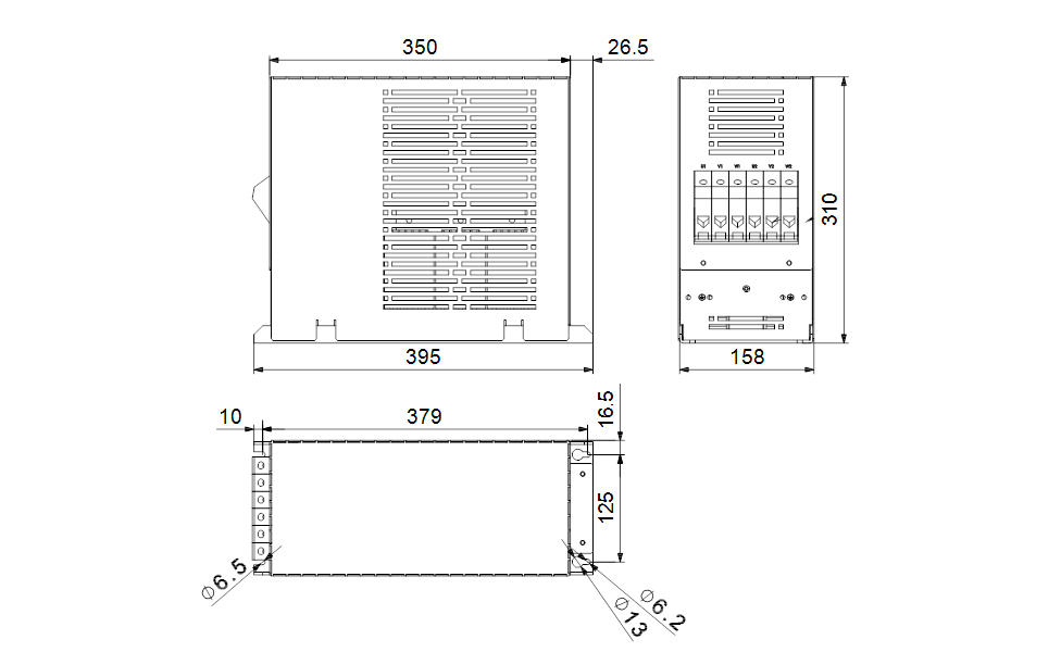 GRUNDFOS Elektrisches Zubehör dU/dt filter Art. 97669869
