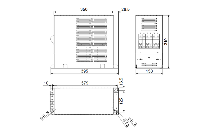 GRUNDFOS Elektrisches Zubehör dU/dt filter Art. 97669869