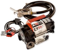 ZUWA Batterieset EXGO! 12V ATEX mit Schalter mit Kraftstoffpumpe, Zapfpistole und Schlauch -Art. P225X00