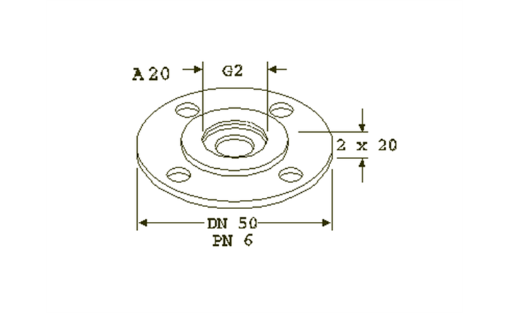 GRUNDFOS Mechanisches Zubehör A 20, Ausgleichsstück Art. 535059