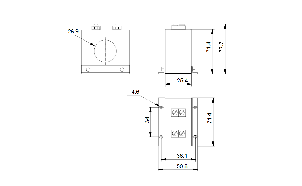GRUNDFOS Elektrisches Zubehör Set of 3 pce. Current transformers 300/5 Art. 96095282