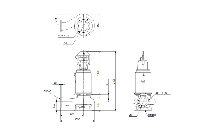 GRUNDFOS Tauchmotorpumpe S2.100.300.1850.6.72M.D.541.G.EX.D.61G Art.97685967