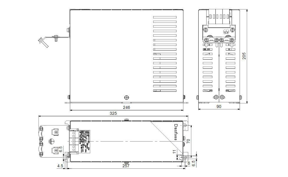 GRUNDFOS Elektrisches Zubehör Sine-wave filter Art. 96754974