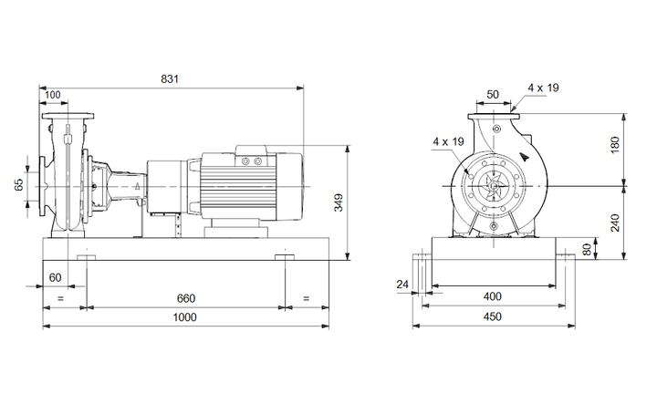 GRUNDFOS Normpumpe NK 50-160/143 Art. 96594730