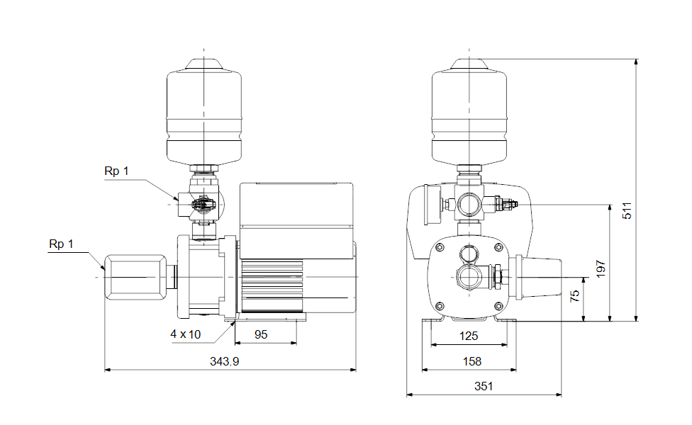 GRUNDFOS Druckerhöhungsanlagen CMBE 3-62 I-U-C-C-G-A Art. 98563709